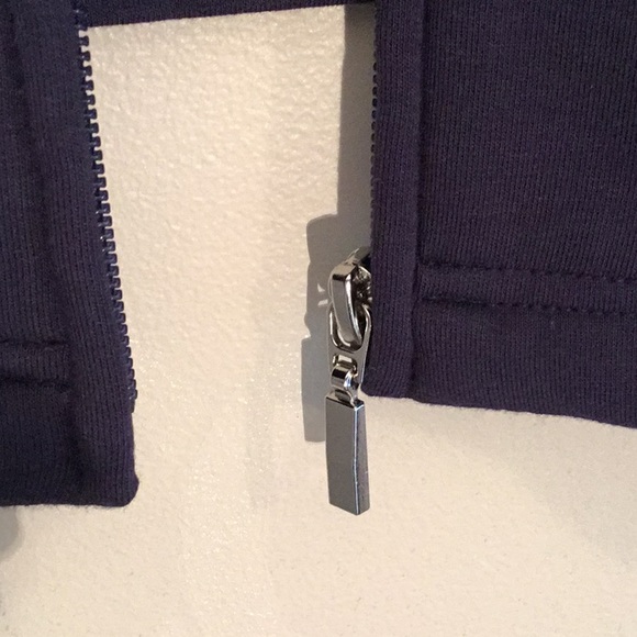 KAREN SCOTT PLUS SIZE NAVY RIBBON TRIM JACKET - Picture 9 of 13